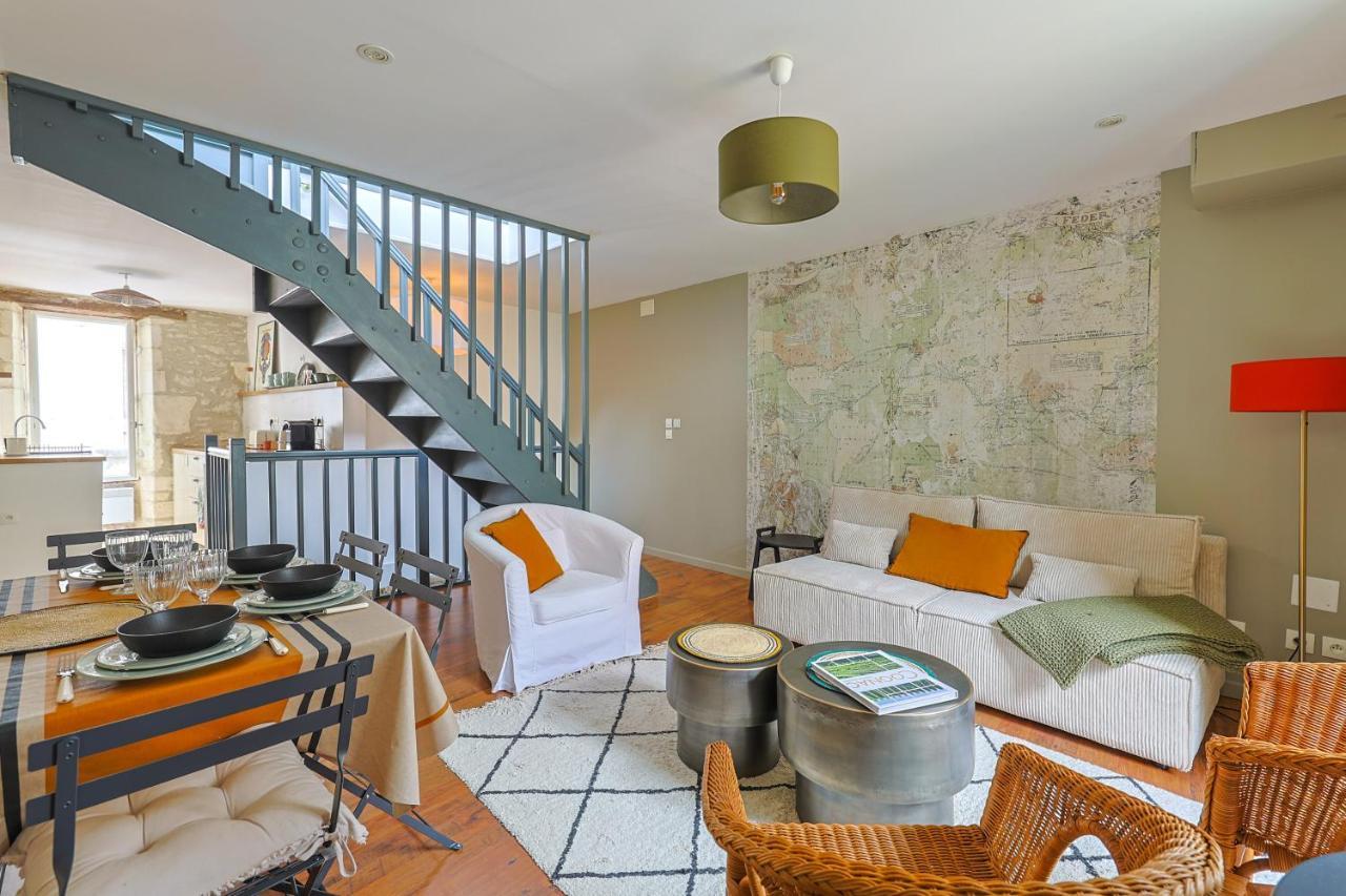 Apartamento Tour Du Palais #Terrasse #Vue Cognac Exterior foto