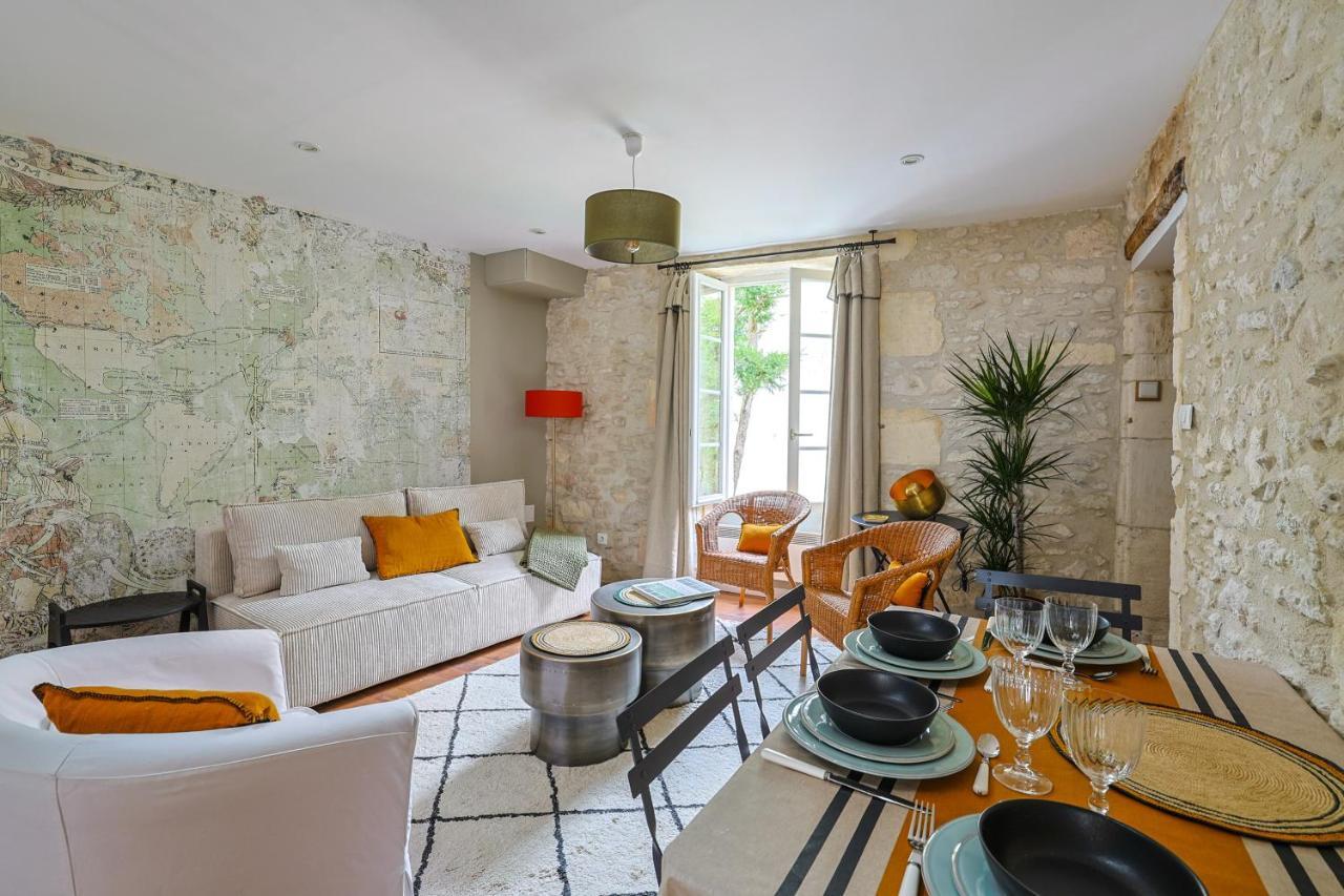 Apartamento Tour Du Palais #Terrasse #Vue Cognac Exterior foto